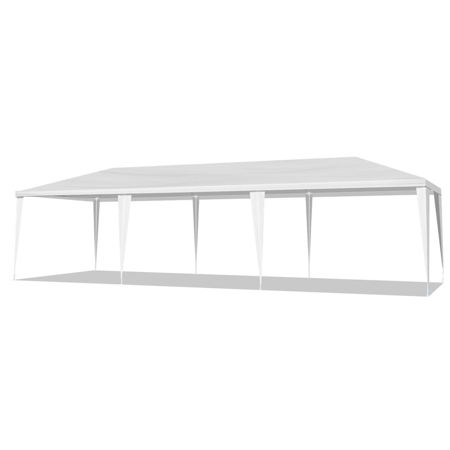 White rectangular shelf on a white background