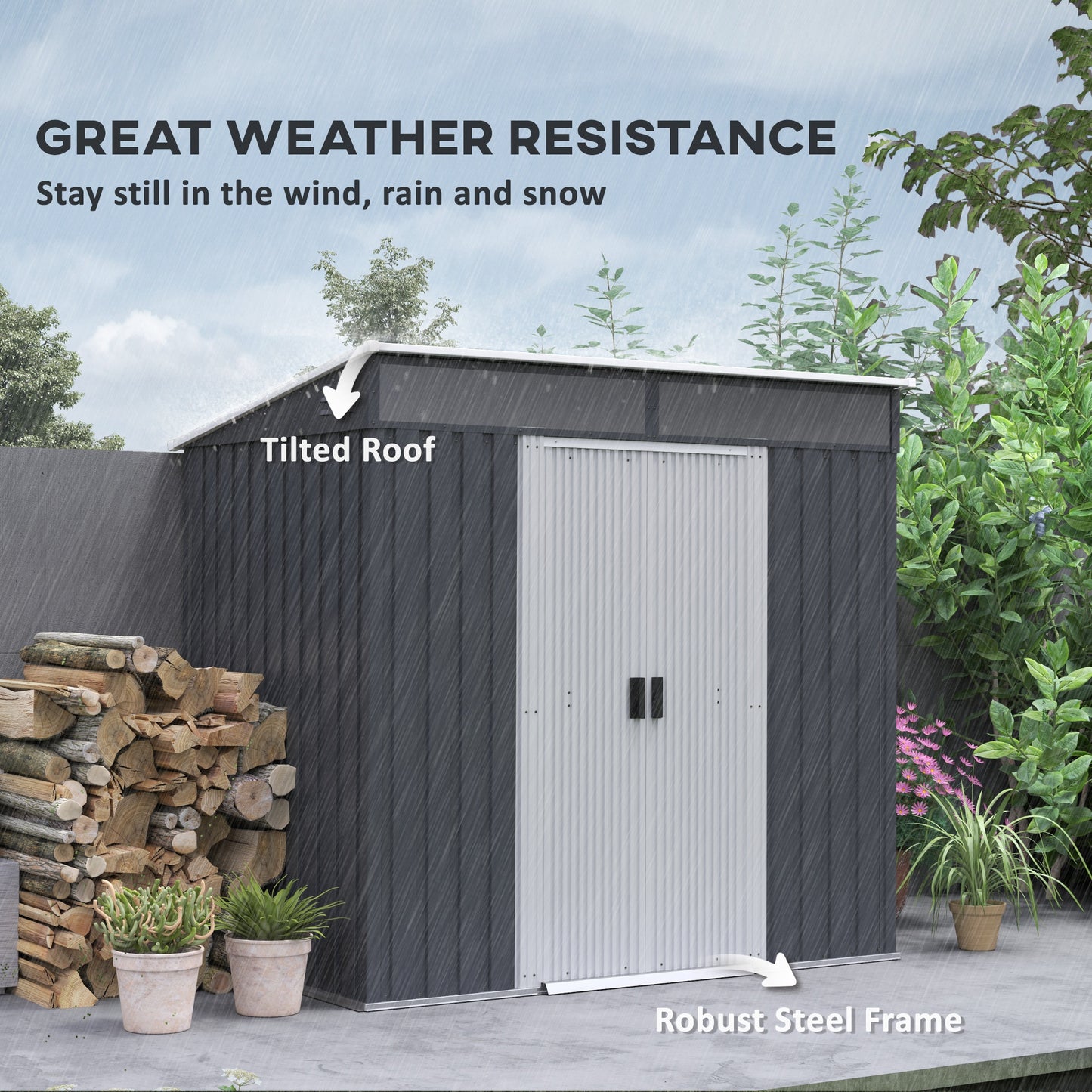 weather resistant shed