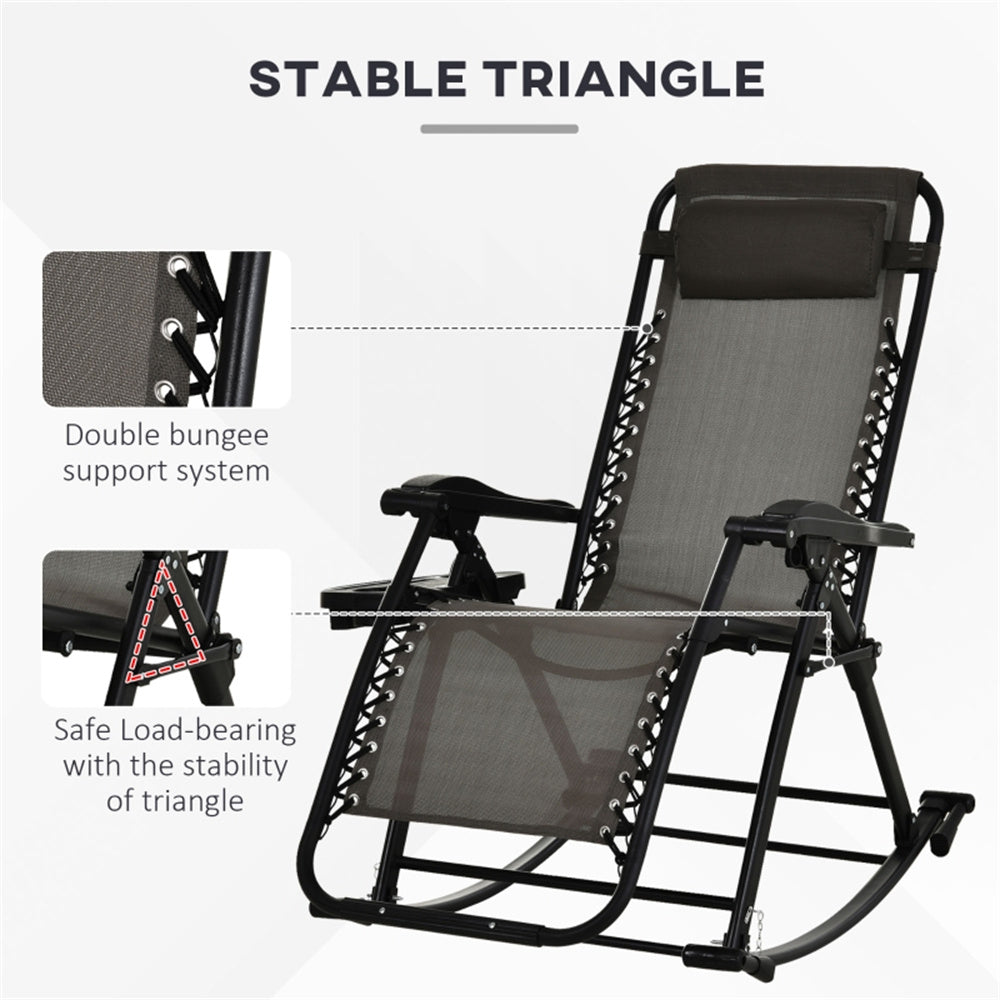 Ergonomic chair with stable triangle design and double bungee support system on a white background.