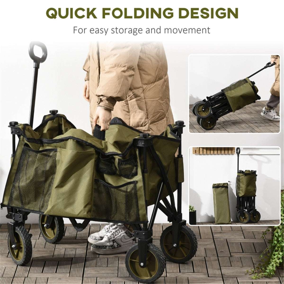 Garden Cart on Wheels