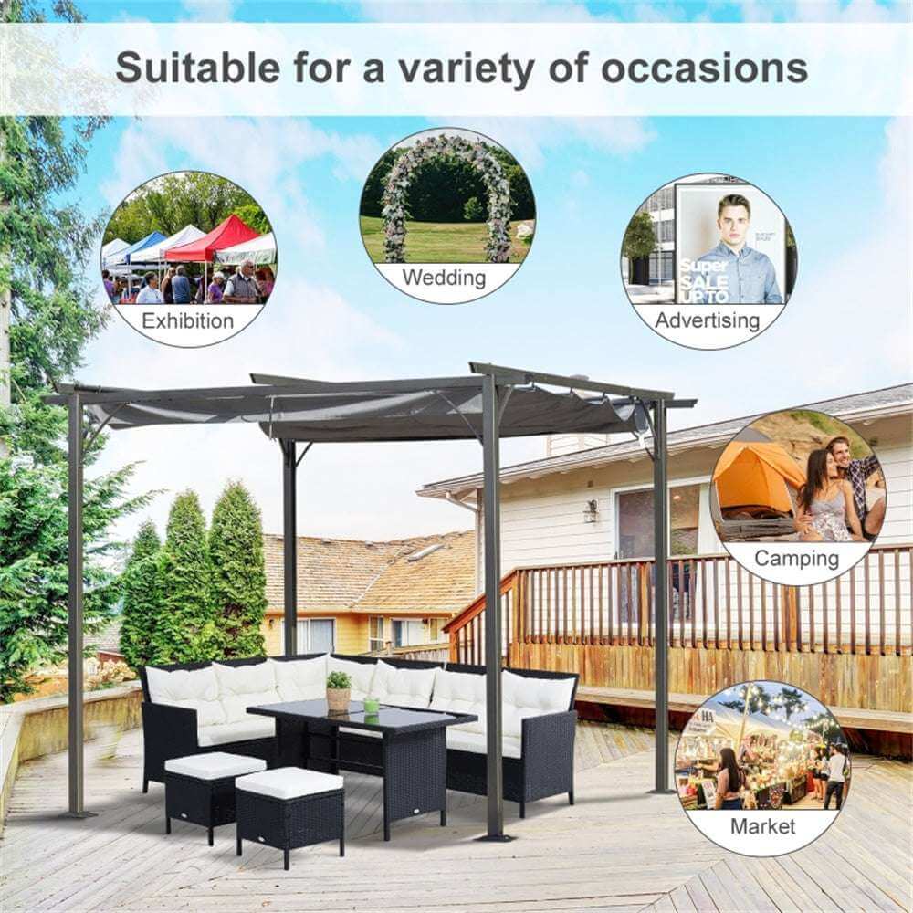 Retractable Window Awning – UV-Resistant Outdoor Shade