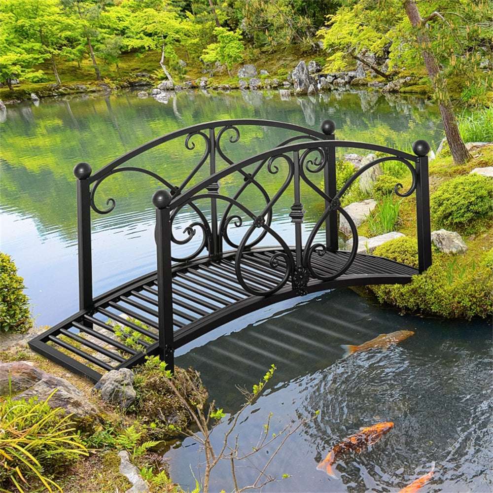 Vintage-Style Garden Bridge