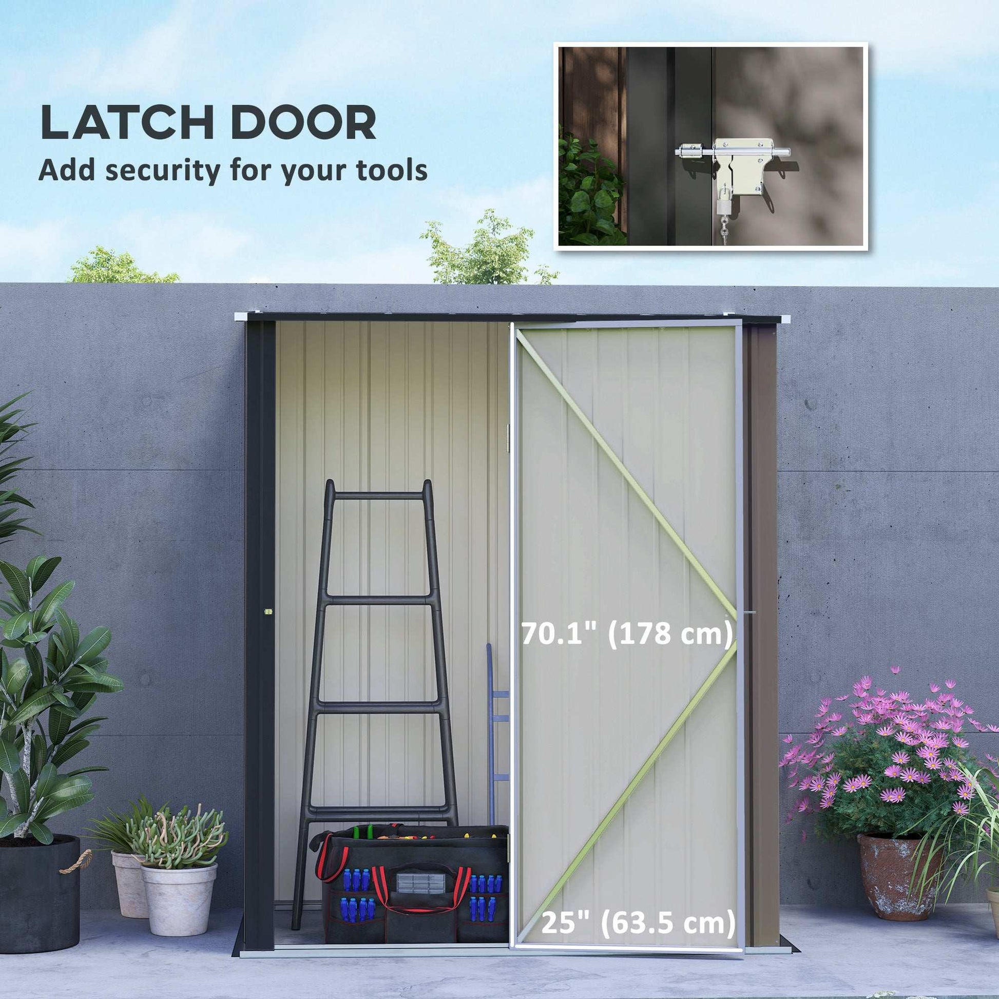 shed latch door