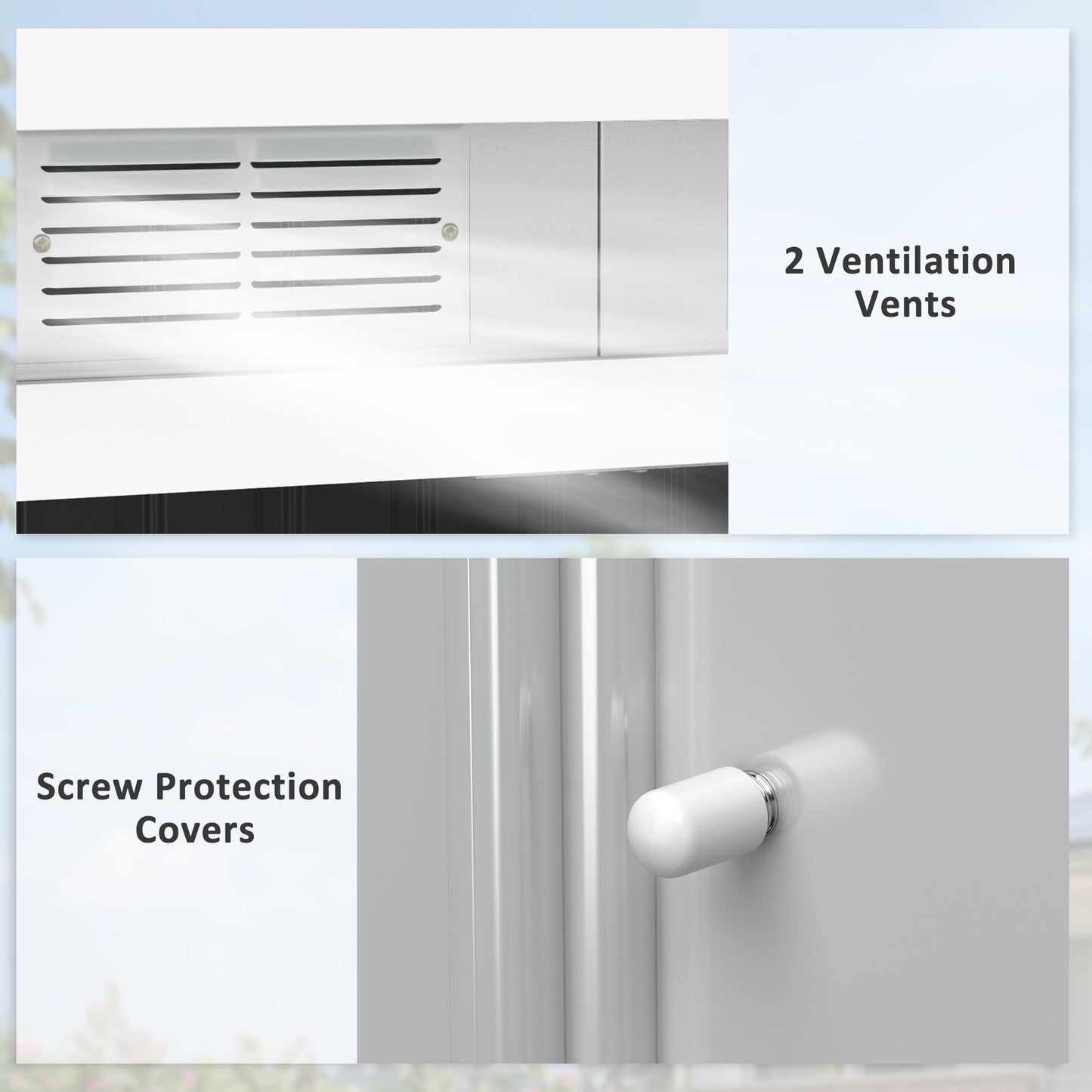 2 vents on shed