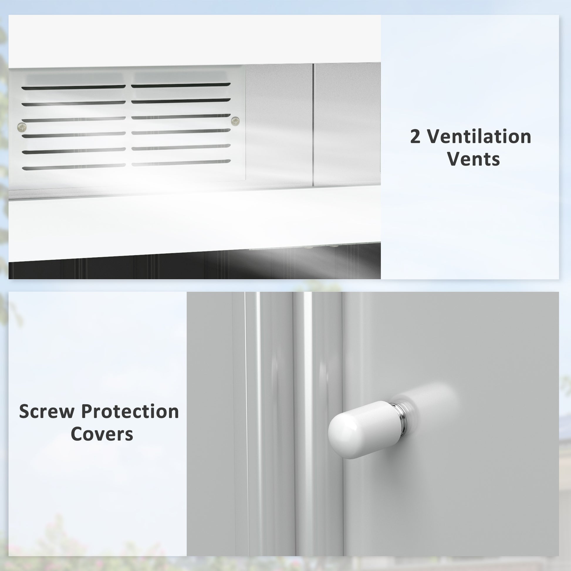 2 vents on shed